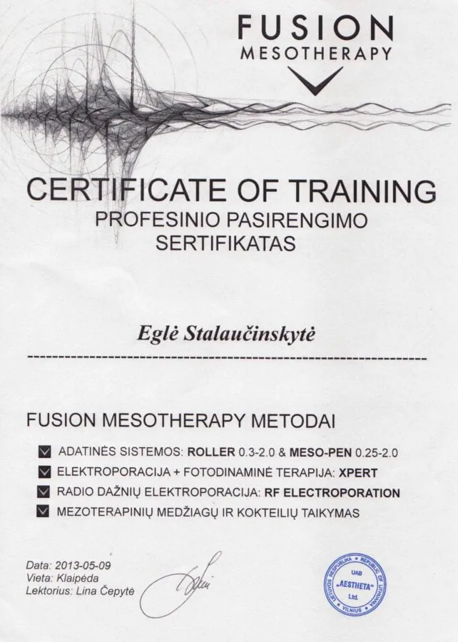 2013m. fusios mesotherapy metodai