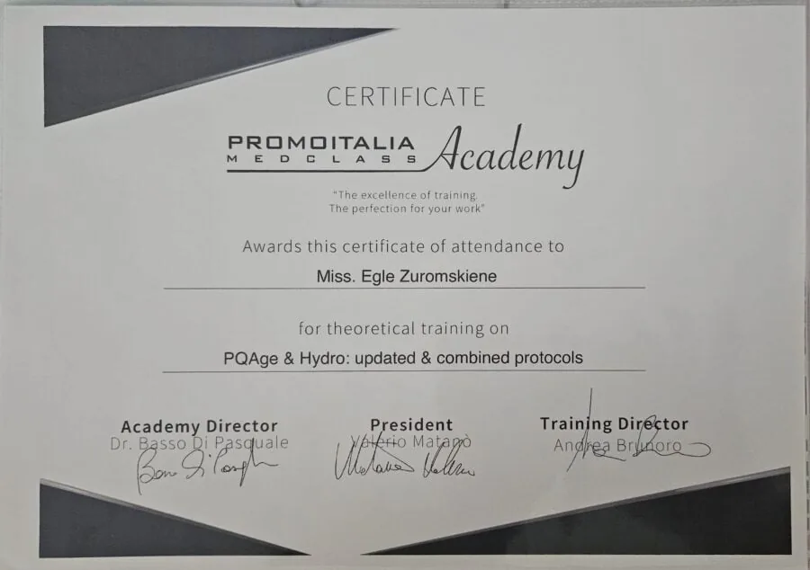 2021 promoitalia medclass academy stažuotė milanas